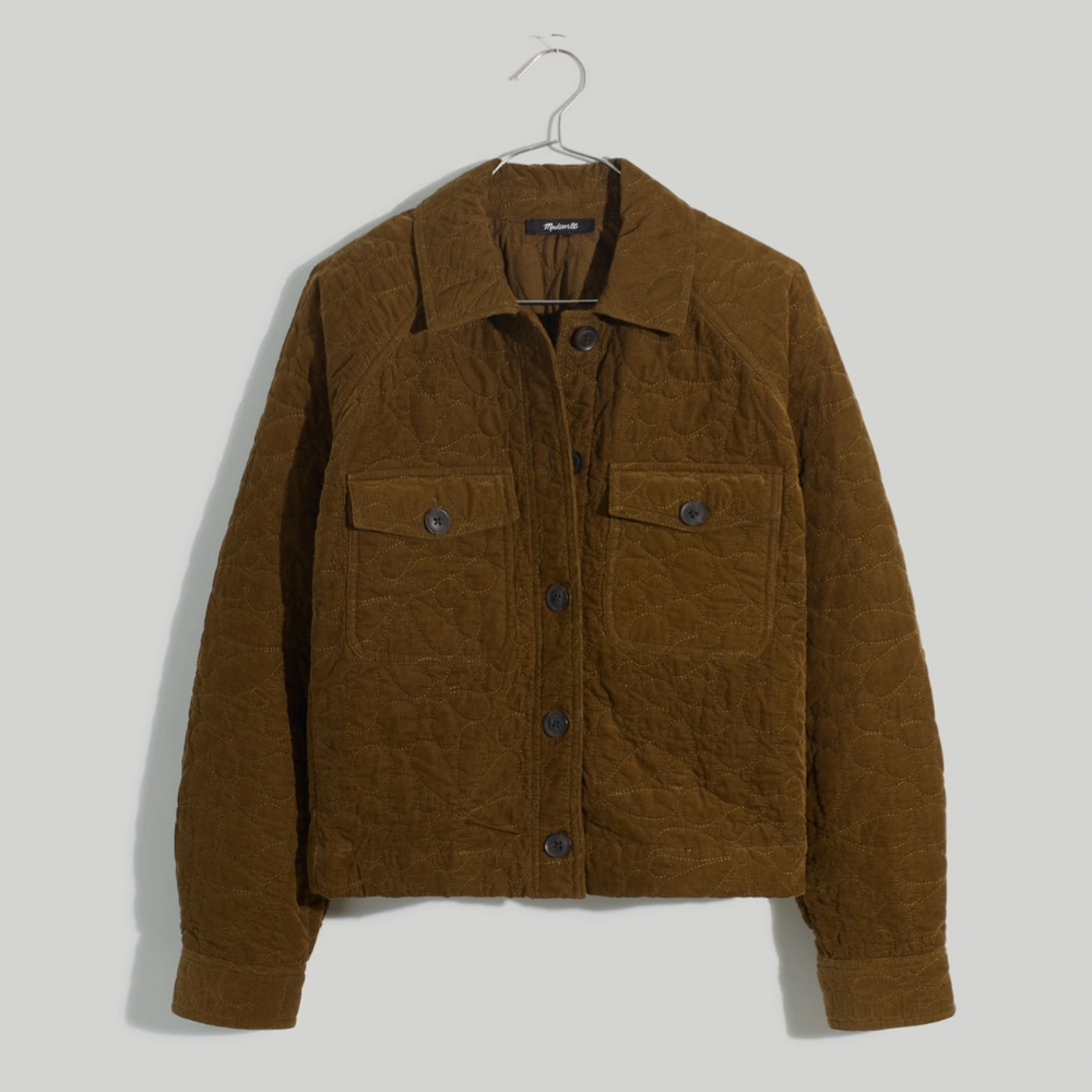 Brown Quilted Jacket